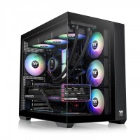 GABINETE GAMER THERMALTAKE VIEW 380 TG X4 FAN ARGB BLACK CA-1Z2-00M1WN-00