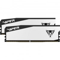 MEMORIA RAM DDR5 32GB (2X16) PATRIOT VIPER 6000MHZ ELITE 5 WHITE/BLACK VEB532G6030KW