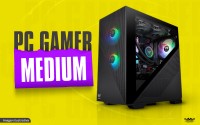 PC ARMADA GAMER MEDIUM RYZEN 5 5600X /RX 7600 8GB /B550M /16GB /480GB /GABINETE /FUENTE 650W 80P