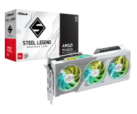 Placa De Video Radeon Asrock RX 9060 XT Steel Legend OC 8GB RX9060XT SL 8GO