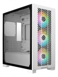 GABINETE GAMER COOLER MASTER ELITE 301 X3 FAN ARGB WHITE E301-WGNN-500