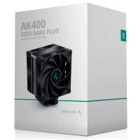 REFRIGERACION COOLER CPU DEEPCOOL AK400 ZERO DARK PLUS AK400-BKNNMD-G-1