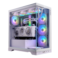 GABINETE GAMER XPG INVADER X BTF X5 FAN ARGB WHITE INVADERXBTFMT-WHCWW