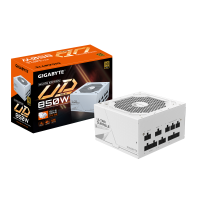 FUENTE CERTIFICADA GIGABYTE 850W UD WHITE 80 PLUS GOLD FULL MODULAR GP-UD850GM PG5W