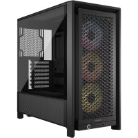 GABINETE GAMER CORSAIR MODULAR FRAME 4000D X3 FAN ARGB SERIES AIRFLOW MESH BLACK CC-9011296-WW