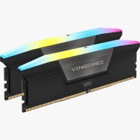 MEMORIA RAM DDR5 32GB (2X16) CORSAIR 6600MHZ VENGEANCE RGB BLACK CMH32GX5M2B6600C38