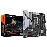 MOTHERBOARD INTEL GIGABYTE B760M GAMING PLUS WIFI DDR4 S1700