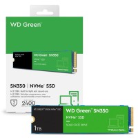 ALMACENAMIENTO DISCO SOLIDO SSD NVME WESTERN DIGITAL 1TB SN350 GREEN M.2 PCIE WDS100T2G0C-00CDH0