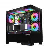 GABINETE GAMER RAPTOR THUNDER STRIKE TG X1 FAN RGB BLACK