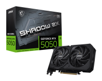 PLACA DE VIDEO NVIDIA GEFORCE MSI RTX 5050 SHADOW 2X OC 8G G5050-8S2C