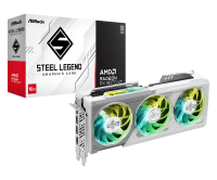PLACA DE VIDEO RADEON ASROCK RX 9070 XT STEEL LEGEND RX9070XT SL 16G