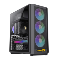 GABINETE GAMER GAMEMAX F46 BK X4 FAN ARGB BLACK