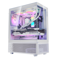 GABINETE GAMER XPG INVADER X MINI X5 FAN ARGB WHITE INVADERXMINIMT WH C WW