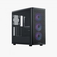 GABINETE GAMER COOLER MASTER ELITE 502 X3 FAN ARGB BLACK E502-KGNN-S00
