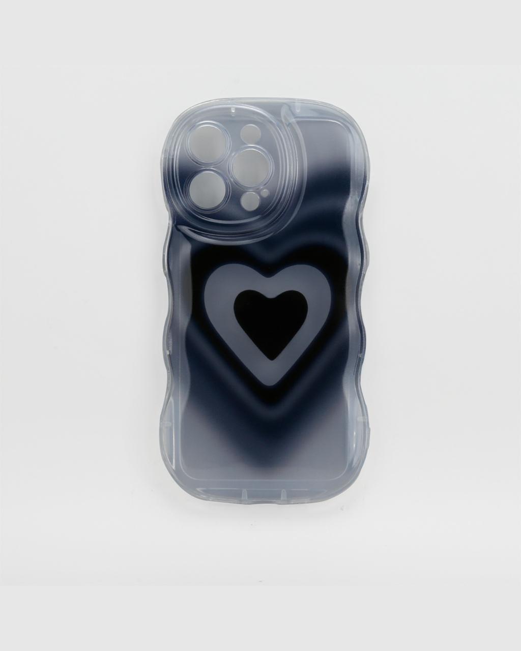 Case corazón negro