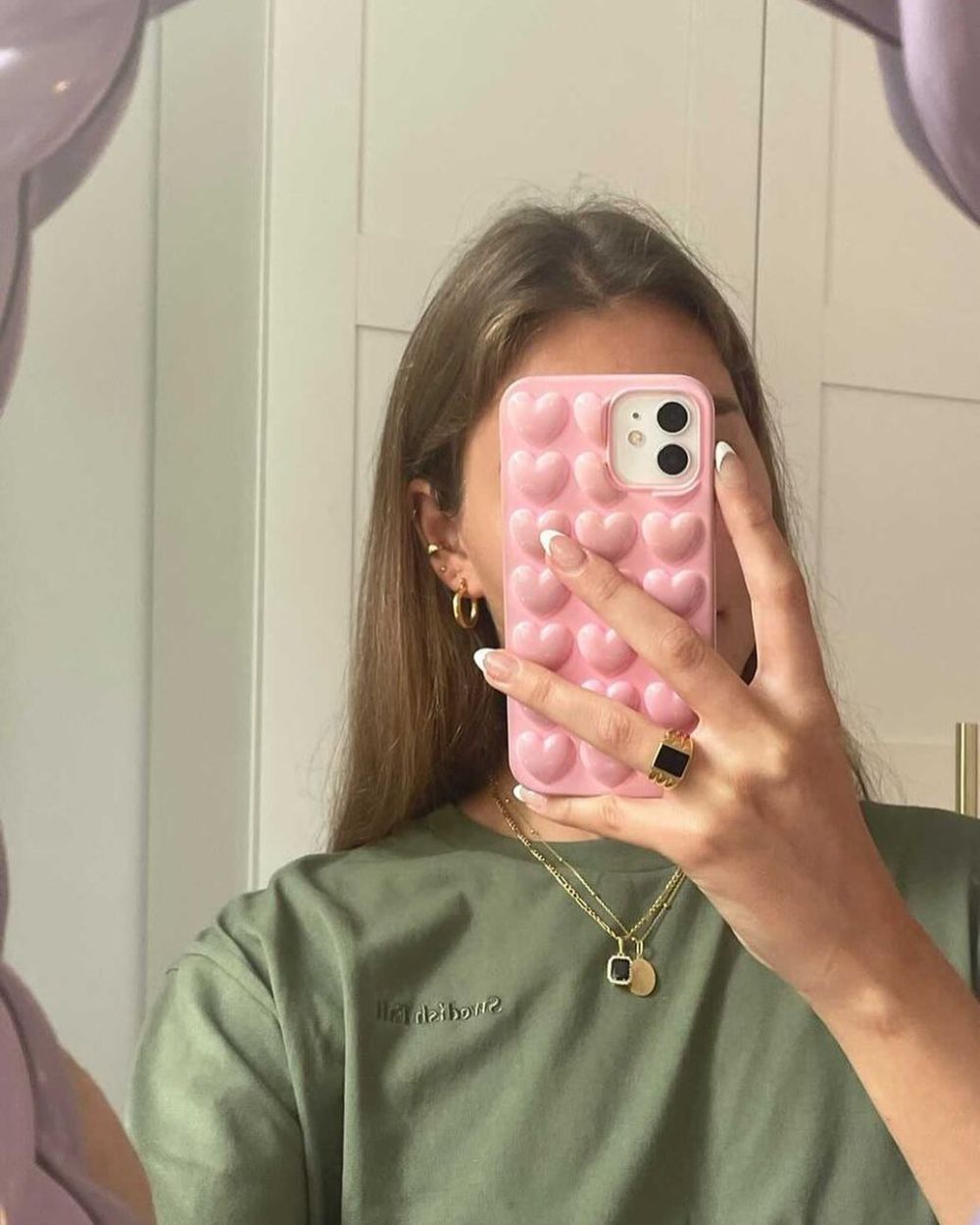 Case coquette corazón
