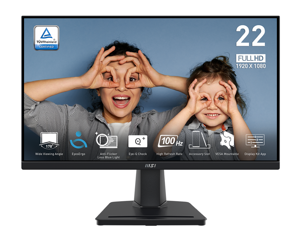 Monitor 22 MSI 100Hz Full HD 1ms PRO MP225V