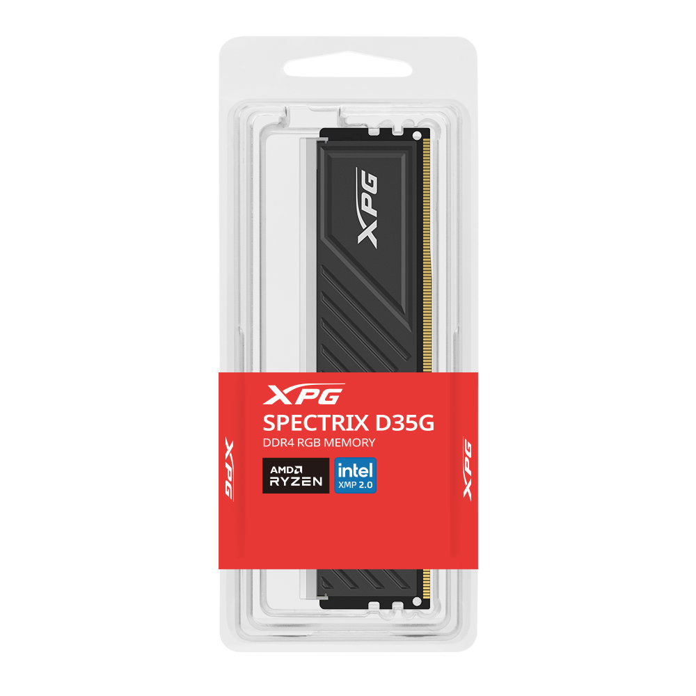 Memoria Ram DDR4 8GB Xpg D35G Black RGB 3200MHz