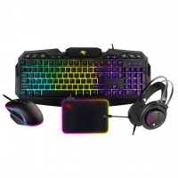 PERIFÉRICOS KIT GAMER SENTEY RGB AURICULAR TECLADO MOUSE PAD GS-5850