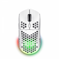 Periféricos Mouse Gamer Trust Helox Wireless White Ultra Liviano GXT929W