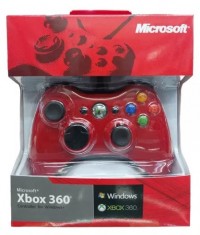 Joystick PC Xbox 360 Alternativo USB Microsoft Caja Roja
