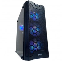GABINETE GAMER LNZ Y11 BLACK 4FAN ARGB MESH Y11-SF-ARGB