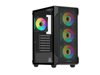 Gabinete Gamer Arkham Vorus 4 Fan ARGB Black