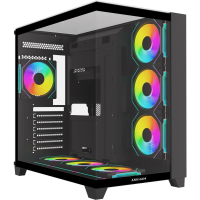 Gabinete Gamer Arkham Minor 7 Fan ARGB Black