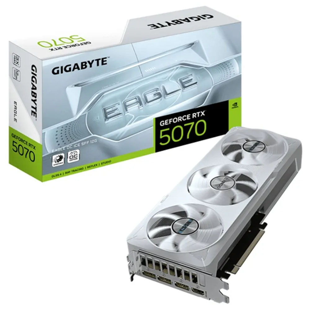 VGA 12GB RTX 5070 GIGABYTE EAGLE OC ICE SFF