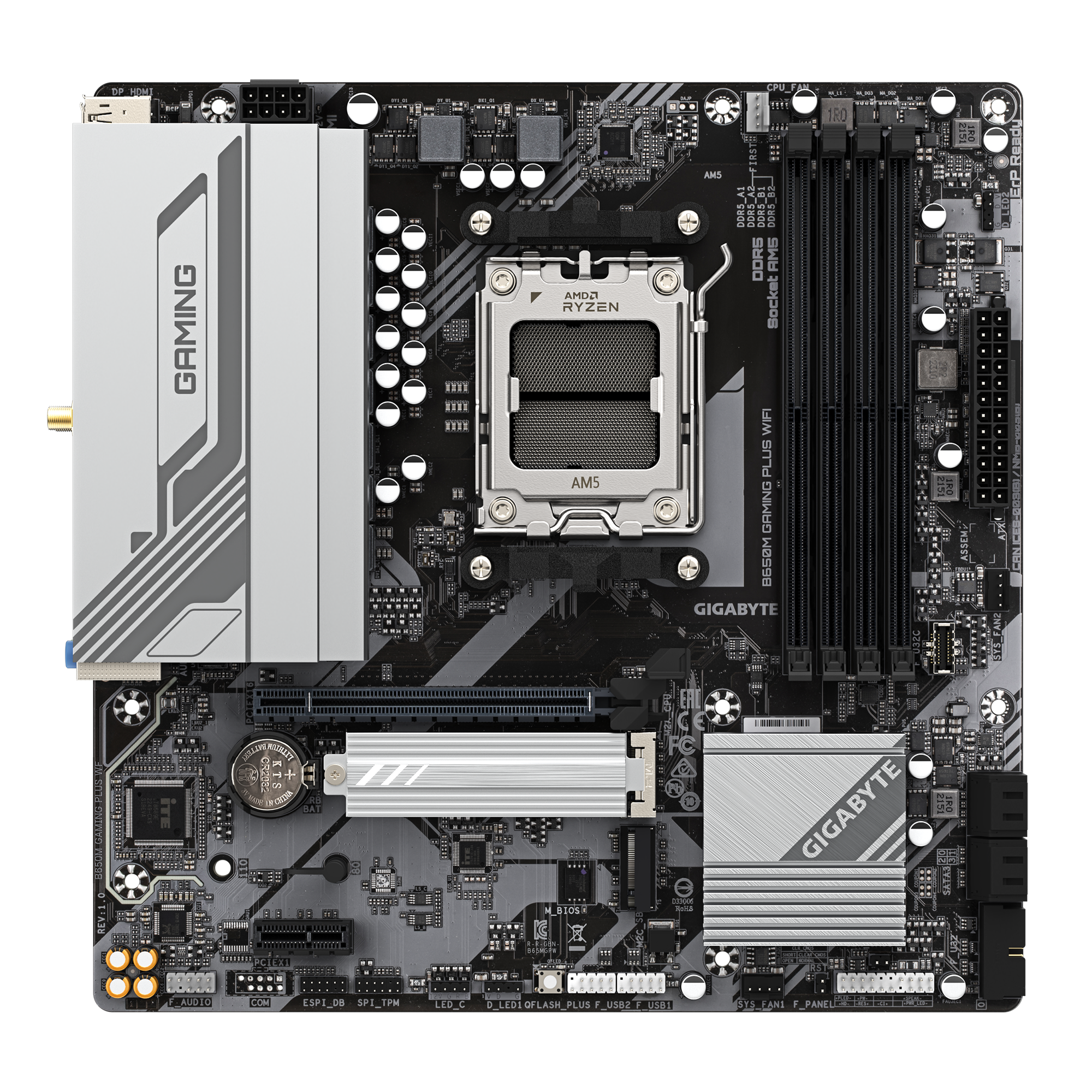 Motherboard (AM5) GIGABYTE B650M GAMING PLUS WIFI  DDR5