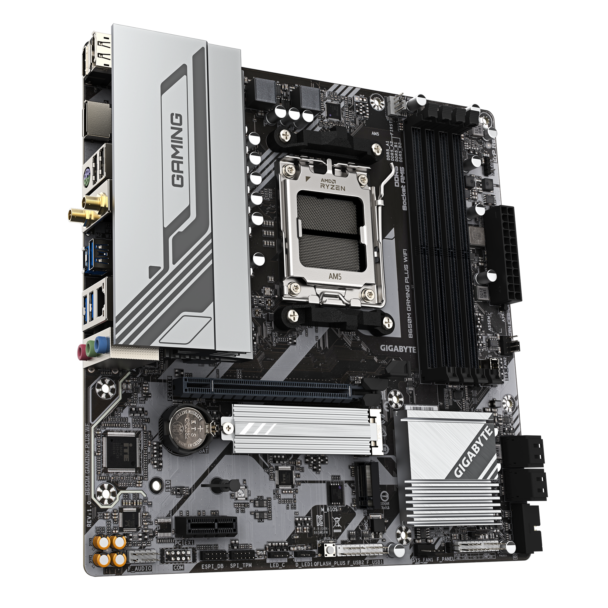 Motherboard (AM5) GIGABYTE B650M GAMING PLUS WIFI  DDR5