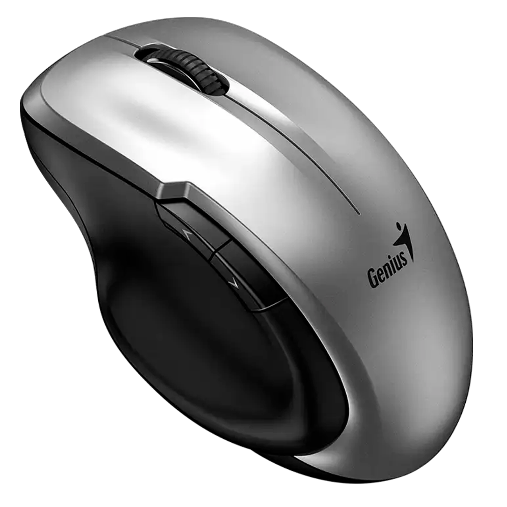 MOUSE GENIUS ERGO 8200S WIRELESS SILVER USB-C