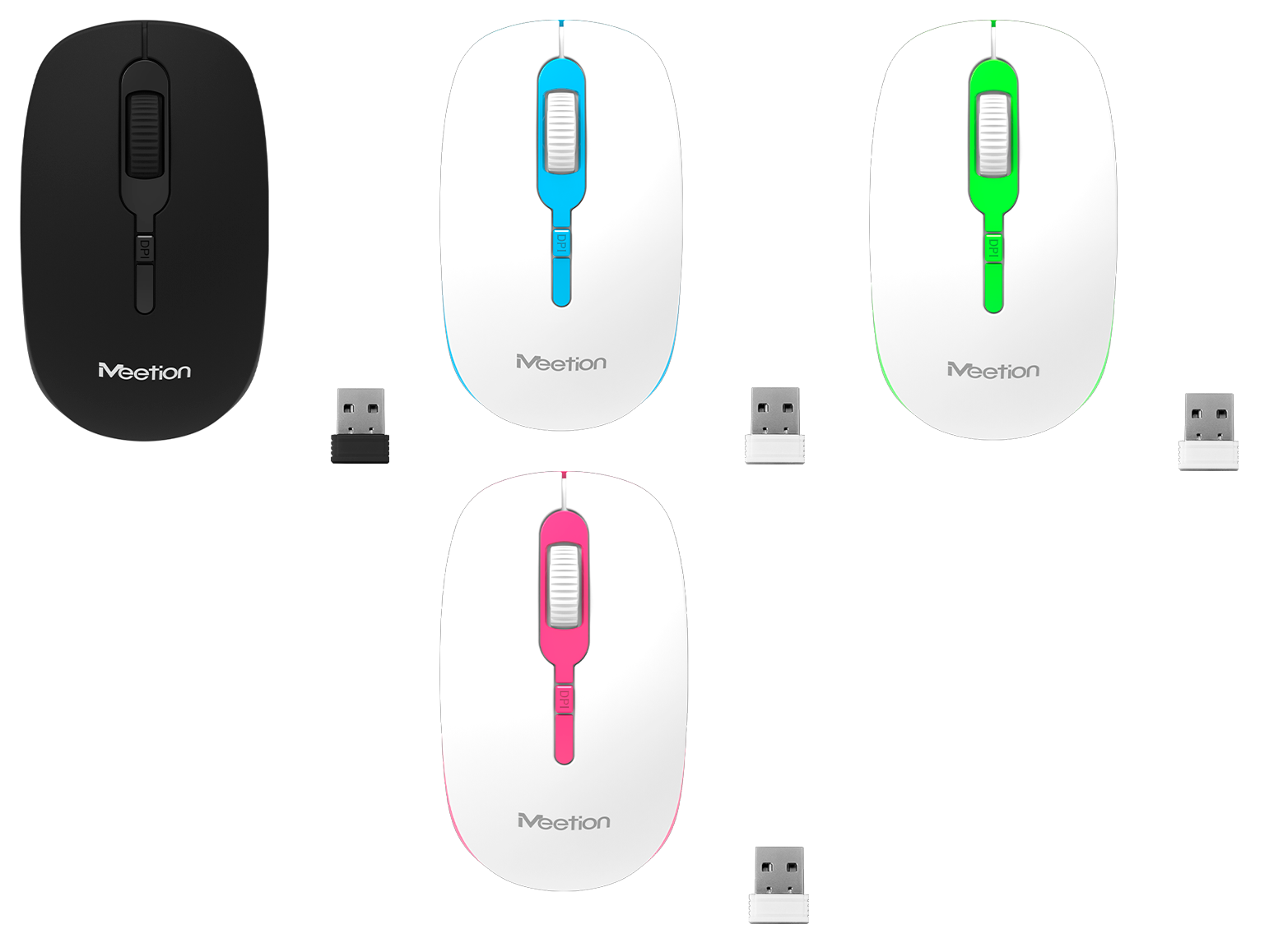 MOUSE WIRELESS MEETION MT-R547  Varios Colores
