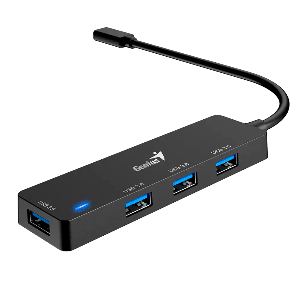 HUB GENIUS UH-400 USB-C A USB-A 3.0 X4