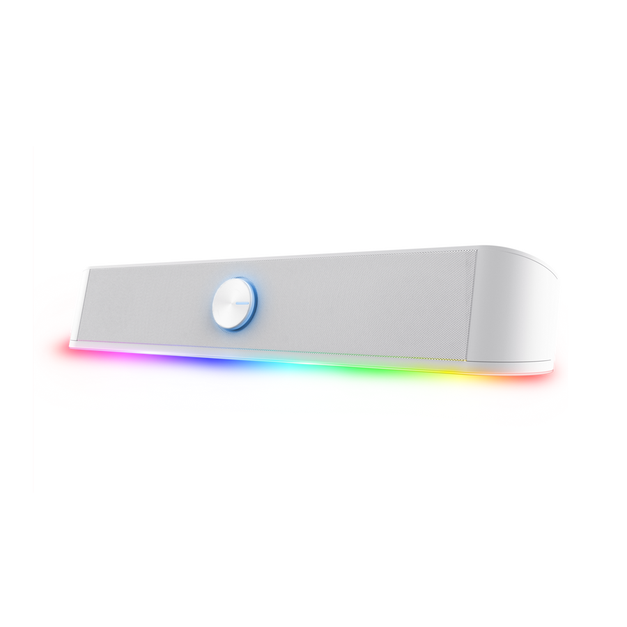 PARLANTE BARRA DE SONIDO TRUST THORNE RGB WHITE GXT619W