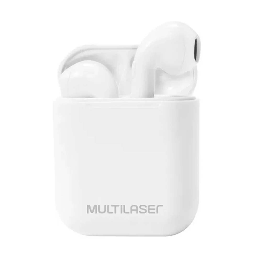 AURICULAR MULTILASER PH326 EAR BUDS INALAMBRICO TWS  BLANCO TOUCH/BT5.0/10MTS/4HRS