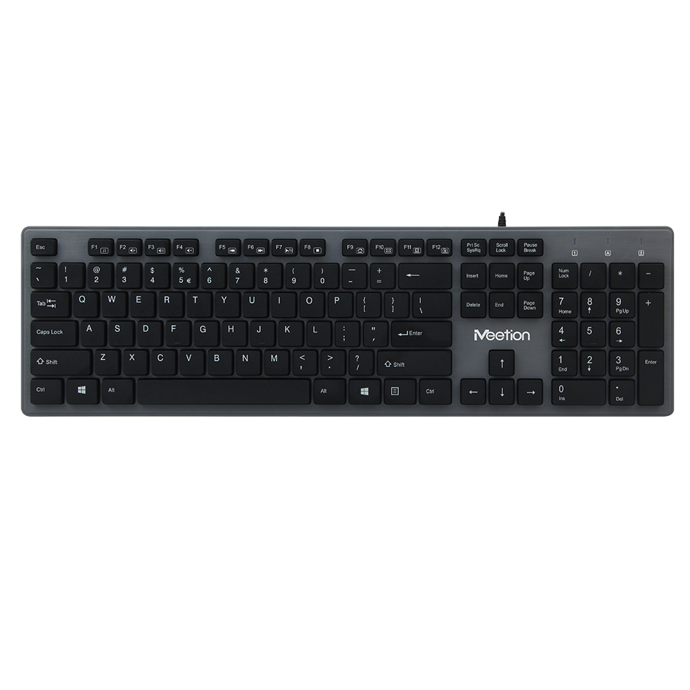 TECLADO CON CABLE MEETION K841 USB SILENCIOSO