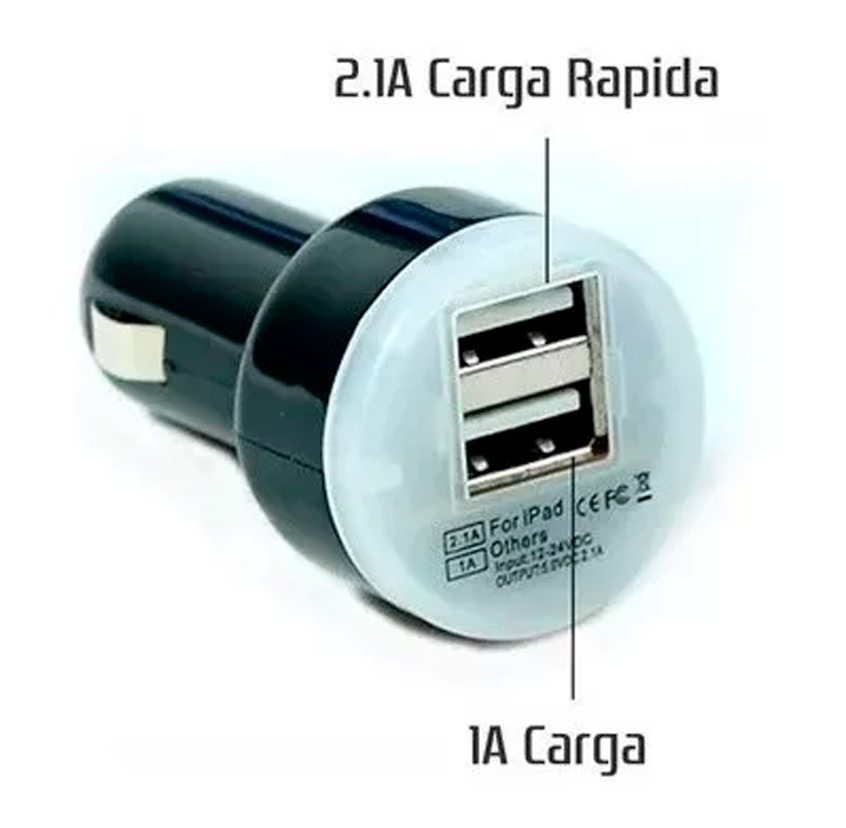 CARGADOR AUTO KOLKE   2 USB