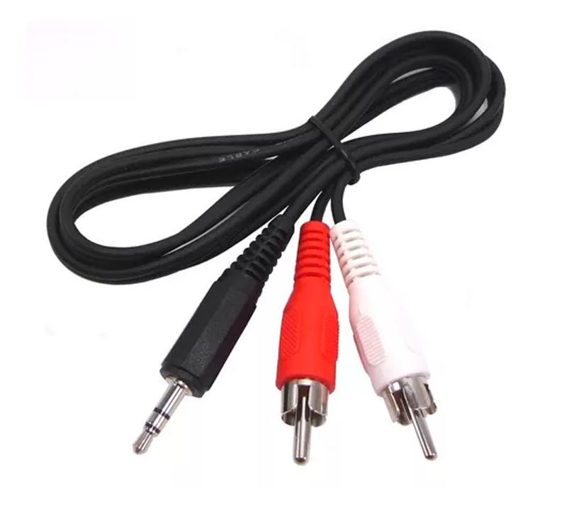 CABLE AUDIO MINIPLUG A 2 RCA 1.50 MTS
