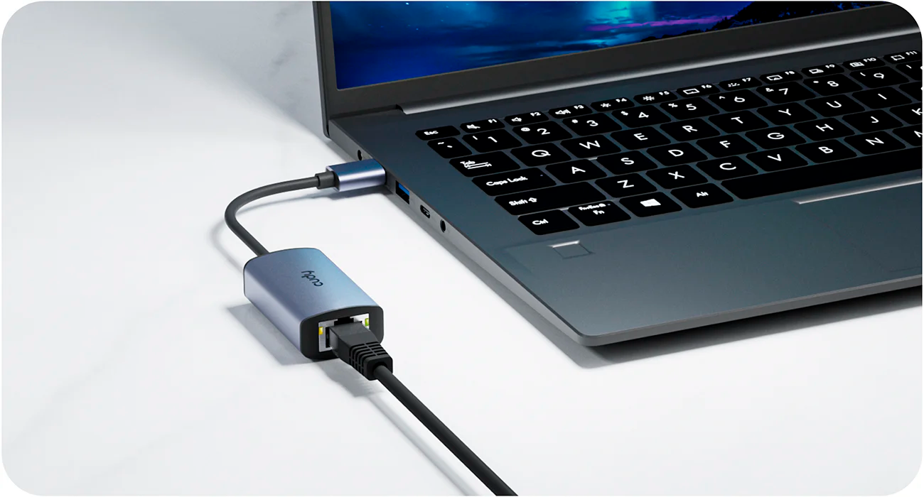 Adaptador Cudy UE10A  USB-A  3.0  a Ethernet GIGABIT