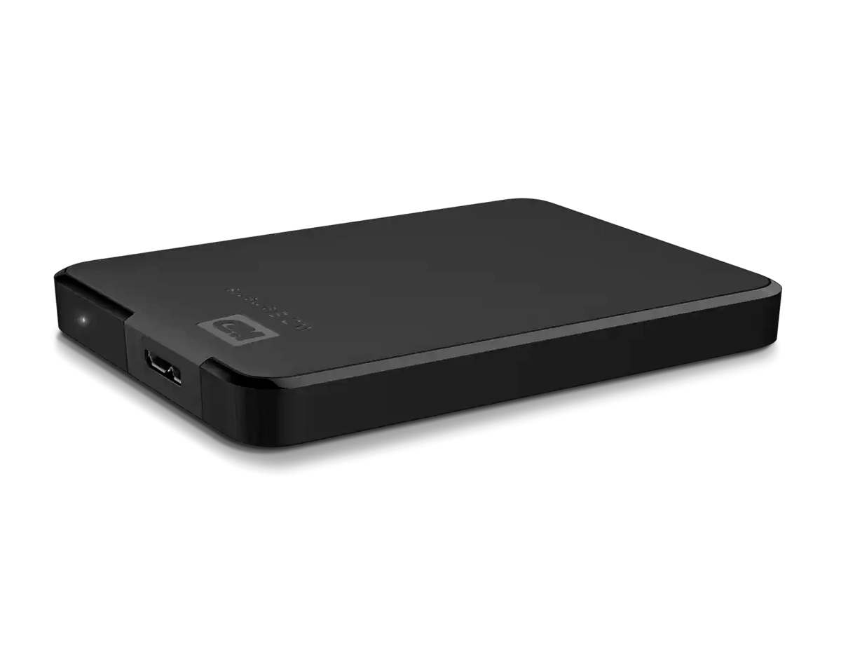 Disco Externo HDD WESTERN DIGITAL Elements 2TB USB 3.0 Tipo A Negro