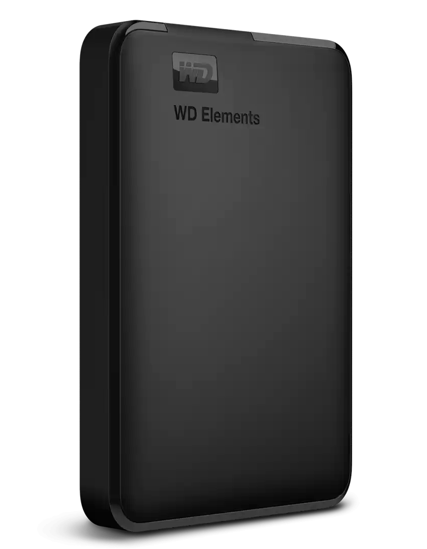 Disco Externo HDD WESTERN DIGITAL Elements 2TB USB 3.0 Tipo A Negro