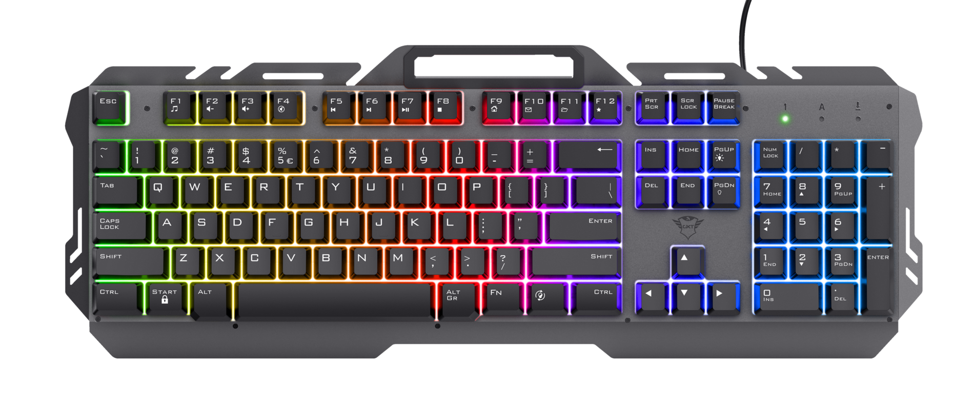 TECLADO GAMER TRUST ESCA METAL GXT853