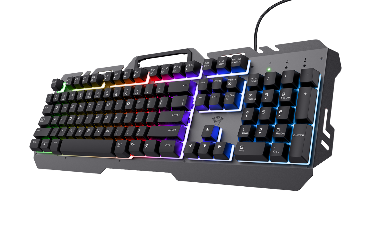 TECLADO GAMER TRUST ESCA METAL GXT853