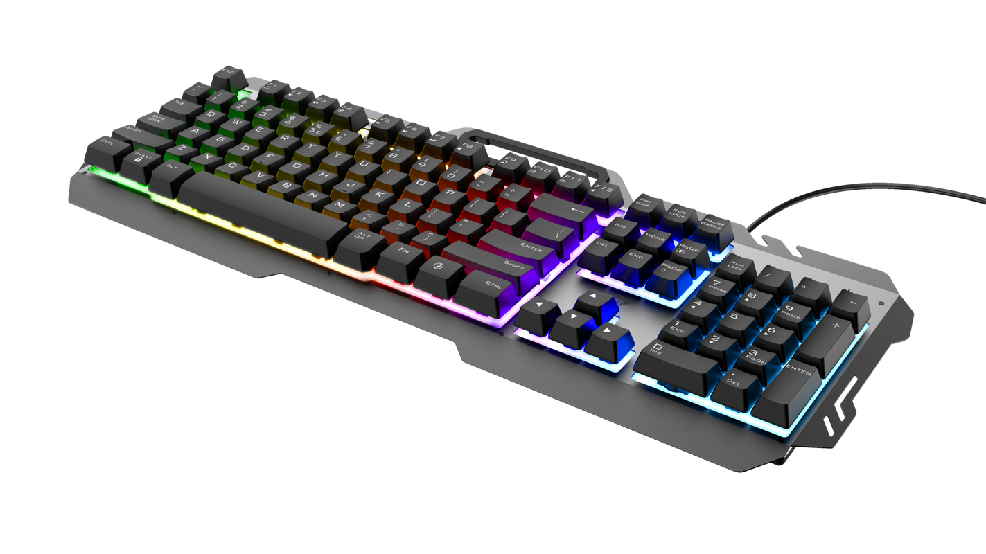 TECLADO GAMER TRUST ESCA METAL GXT853