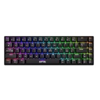 Teclado Gamer Raptor Fireclaw M68 Wireless Mecanico Retroiluminado Red
