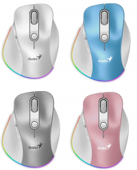 MOUSE GENIUS ERGO 9000S PRO  Wireless Bluetooth Rech Mini Ergo Silent   