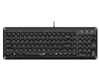 TECLADO GENIUS SLIMSTAR Q200 Ultra delgado USB BLACK