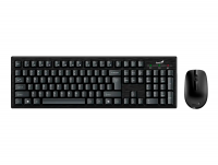 COMBO TECLADO Y MOUSE WIRELESS GENIUS KM-8101 BLK