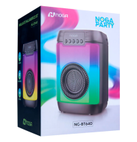 Parlante Noga  PARTY  Ng-bt640 Bluetooth 5w Negro Portátil